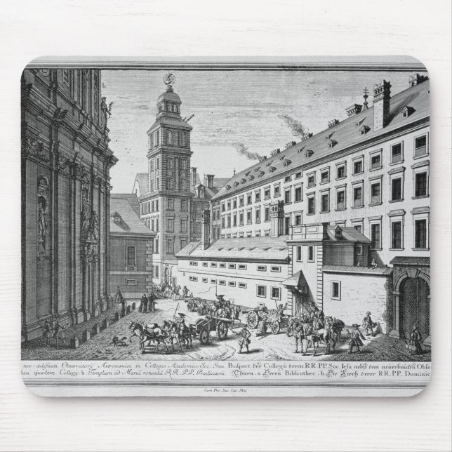 View of the new Observatory in the Jesuit Mouse Mat (Front)