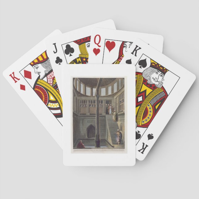View of the Nilometer, plate 2 from 'Views of Egyp Playing Cards (Back)