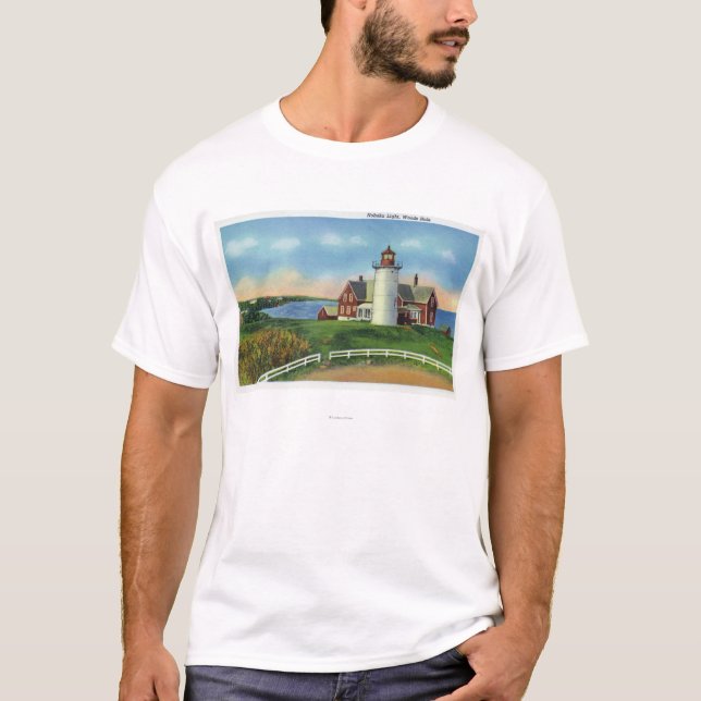 View of the Nobska Lighthouse, Woods Hole T-Shirt (Front)