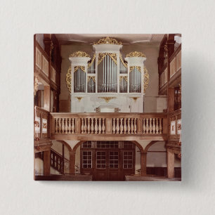 View of the Organ 15 Cm Square Badge