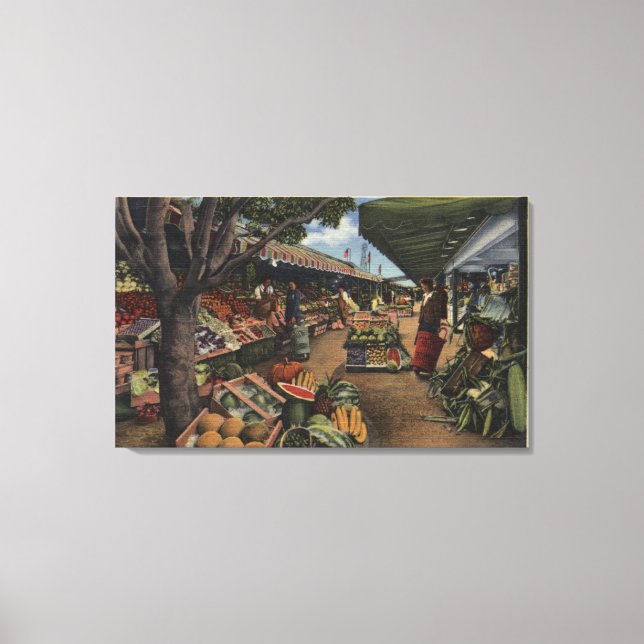 View of the Original Farmer's Market Canvas Print (Front)