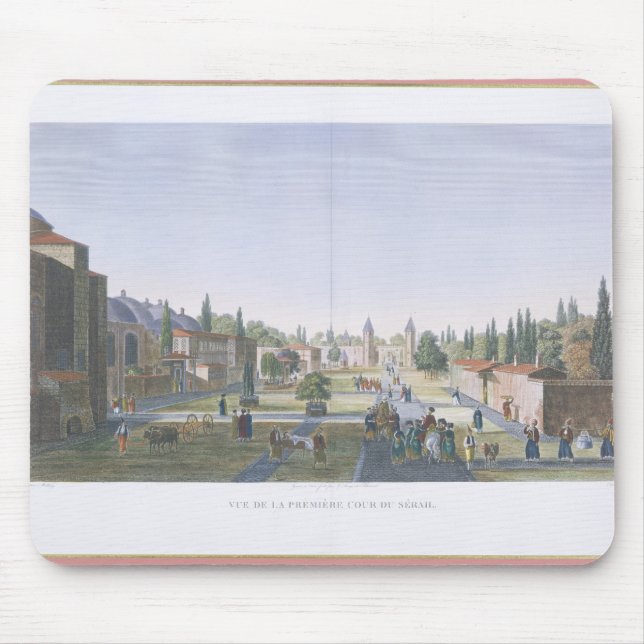 View of the Outer Courtyard of the Seraglio, Topka Mouse Mat (Front)