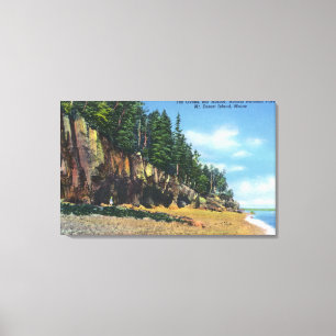 View of the Ovens at Bar Harbour Canvas Print