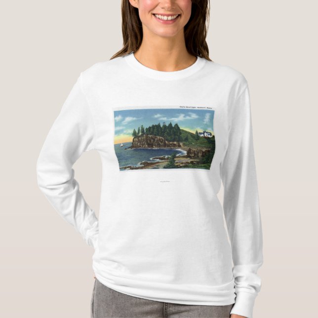 View of the Owl's Head Lighthouse T-Shirt (Front)