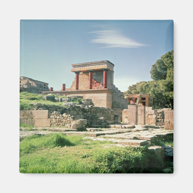 View of the Palace of Knossos Magnet (Front)