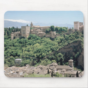 View of the Palace of the Alhambra Mouse Mat