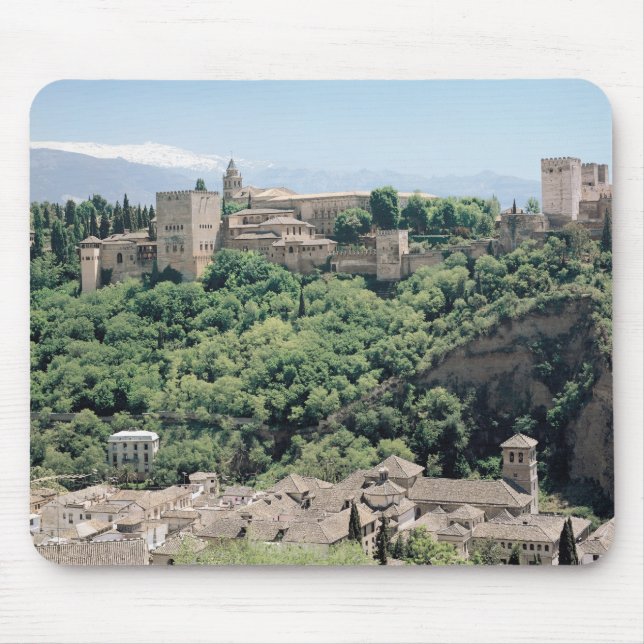 View of the Palace of the Alhambra Mouse Mat (Front)
