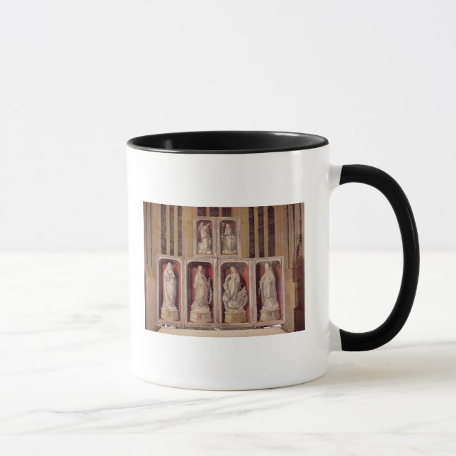 View of the panels of the closed altarpiece mug (Right)