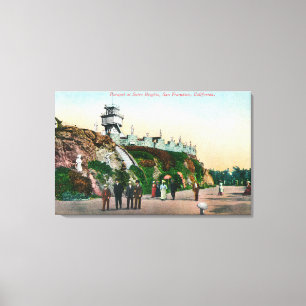 View of the Parapet at Sutro Heights # 2 Canvas Print
