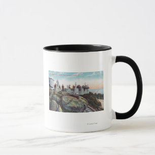 View of the Parapet at Sutro Heights Mug