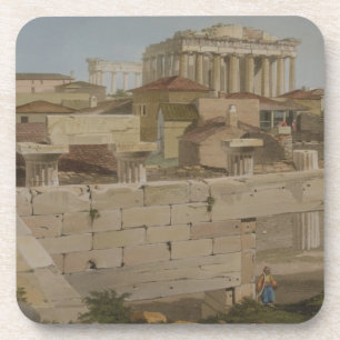 View of the Parthenon from the Propylaea, plate 7 Coaster