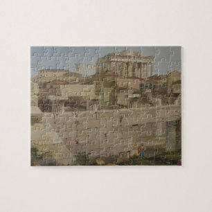 View of the Parthenon from the Propylaea, plate 7 Jigsaw Puzzle