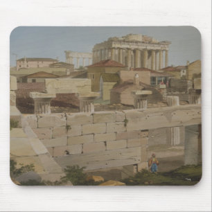 View of the Parthenon from the Propylaea, plate 7 Mouse Mat