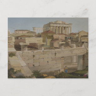 View of the Parthenon from the Propylaea, plate 7 Postcard