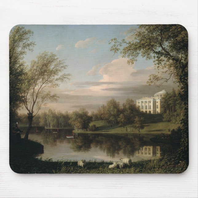 View of the Pavlovsk Palace, c.1800 Mouse Mat (Front)