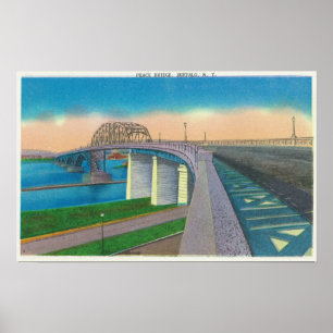 View of the Peace Bridge Poster