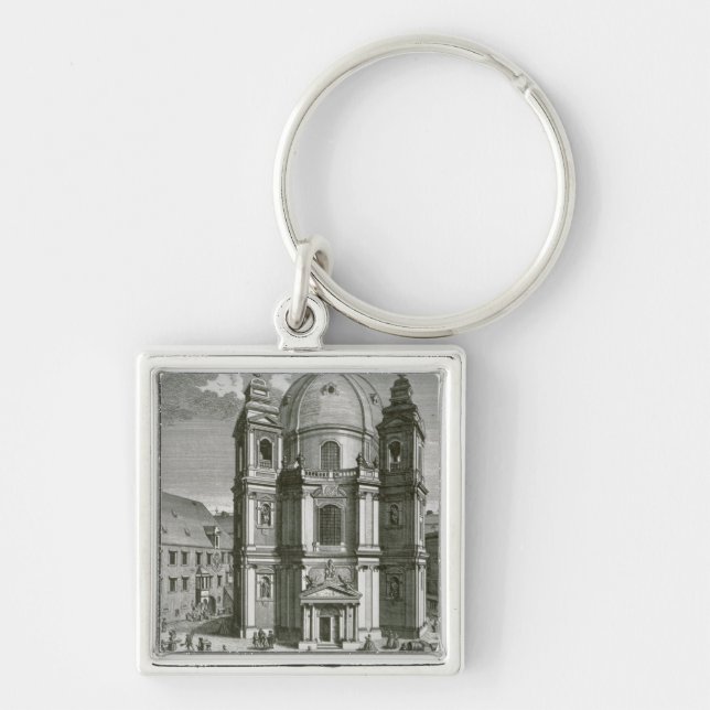 View of the Peterskirche Key Ring (Front)