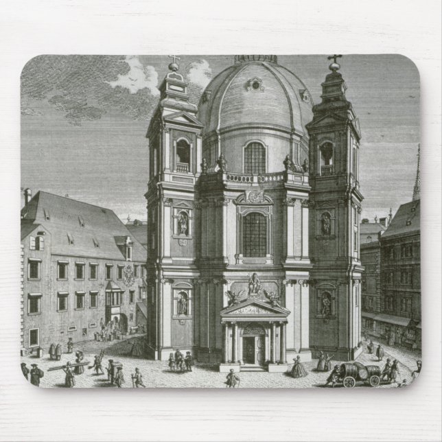 View of the Peterskirche Mouse Mat (Front)