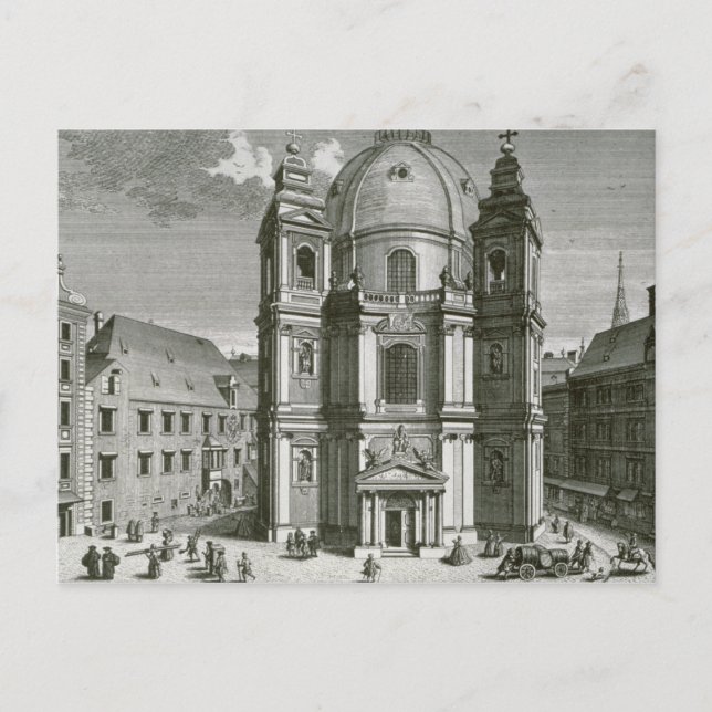 View of the Peterskirche Postcard (Front)