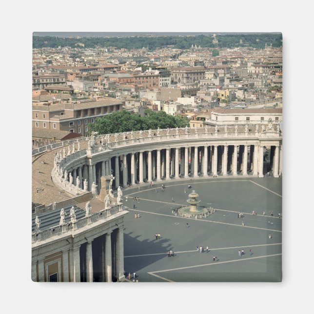 View of the piazza magnet (Front)