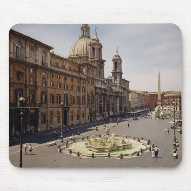 View of the piazza mouse mat (Front)