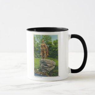 View of the Pilgrim Maiden Statue Mug