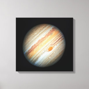 View of the Planet Jupiter (Hubble Telescope) Canvas Print