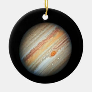 View of the Planet Jupiter (Hubble Telescope) Ceramic Tree Decoration