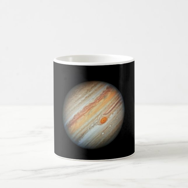 View of the Planet Jupiter (Hubble Telescope) Coffee Mug (Center)
