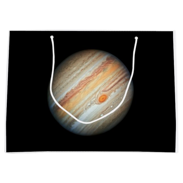 View of the Planet Jupiter (Hubble Telescope) Large Gift Bag (Front)