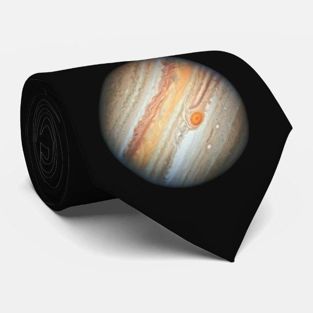 View of the Planet Jupiter (Hubble Telescope) Tie (Rolled)