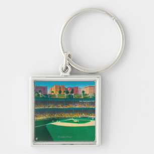 View of the Polo GroundsNew York, NY Key Ring