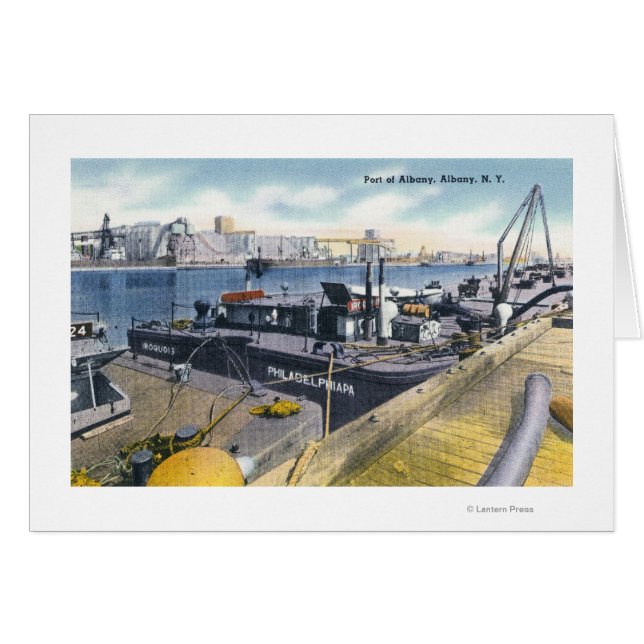 View of the Port of Albany, SS Iroquois in (Front Horizontal)