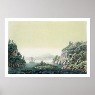 View of the Potomac river near Mount Vernon (colou Poster