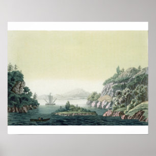 View of the Potomac river near Mount Vernon (colou Poster