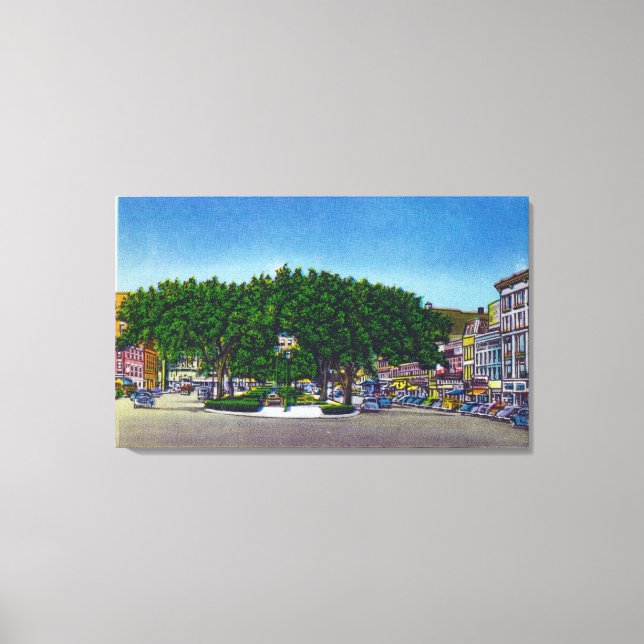 View of the Public Square # 2 Canvas Print (Front)