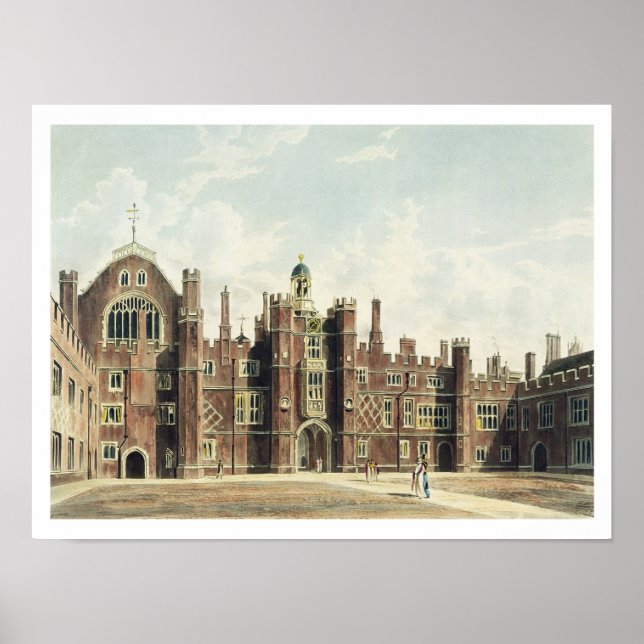 View of the Quadrangle at Hampton Court Palace fro Poster (Front)