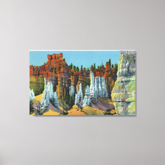 View of the Queen's Court Canvas Print