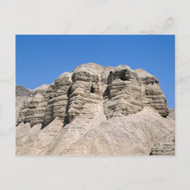 View of the Qumran Caves Postcard (Front)