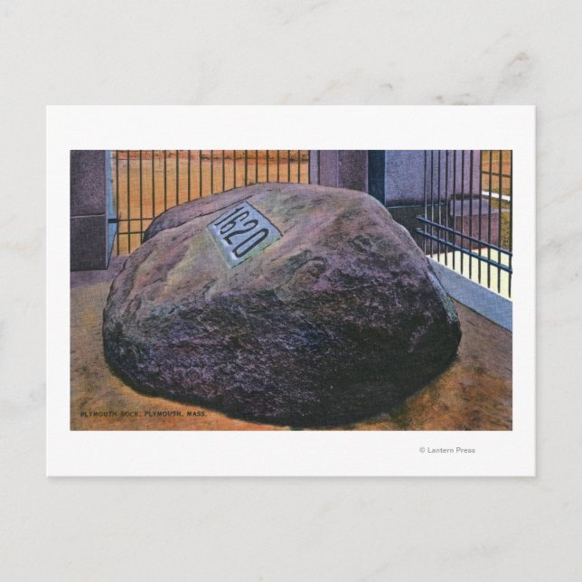 View of the Real Plymouth Rock Postcard (Front)