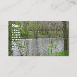 View of the River Business Card