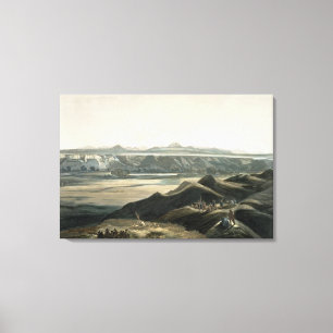 View of the Rocky Mountains, plate 44 from Volume Canvas Print