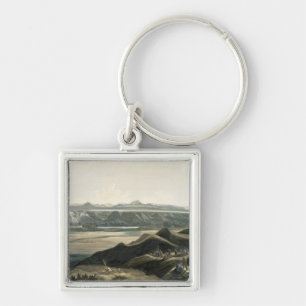 View of the Rocky Mountains, plate 44 from Volume Key Ring