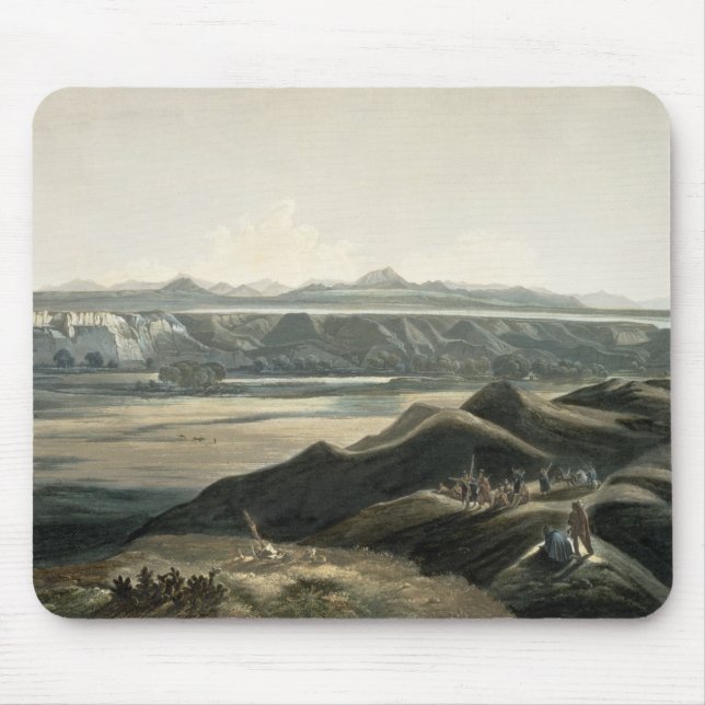 View of the Rocky Mountains, plate 44 from Volume Mouse Mat (Front)