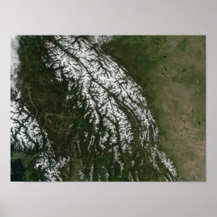 View of the Rocky Mountains Poster