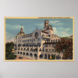 View of the Rotunda Wing at the Mission Inn Poster