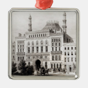 View of the Royal Panopticon of Science and Metal Tree Decoration