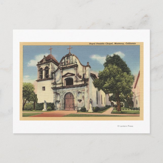 View of the Royal Presidio Chapel Postcard (Front)