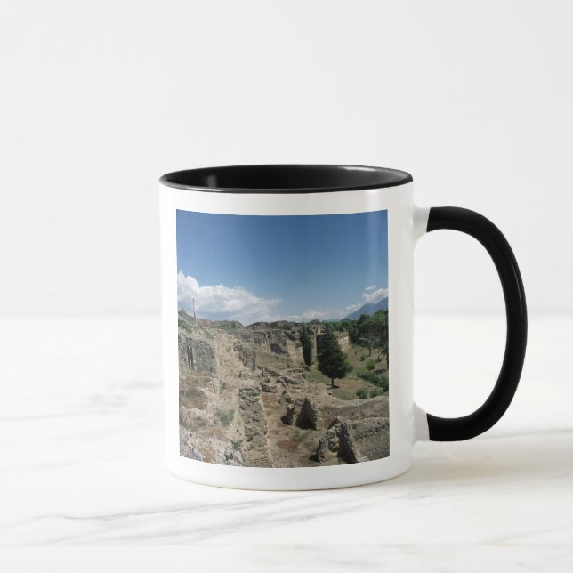 View of the ruined city mug (Right)