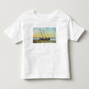 View of the Rum Runner Ship Ashore Toddler T-Shirt